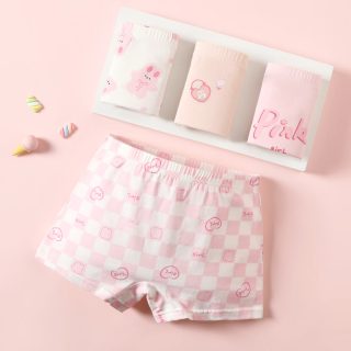 芬腾 纯棉平角内裤女童 4条装 颜色可选