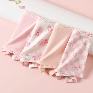 芬腾 儿童内裤女童纯棉平角裤