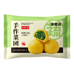 淳食记 手作荠菜菜团子2袋装100g*12 拍2件