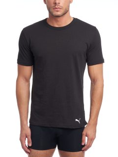 PUMA 彪马 男士 时尚T恤 男士3件装圆领T恤 圆领 短袖 舒适版型 WhiteGrayBlack 尺码Medium