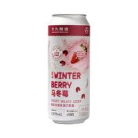 大九酿造 马冬莓酸奶冰淇淋果泥西打果酒 500ml*2罐
