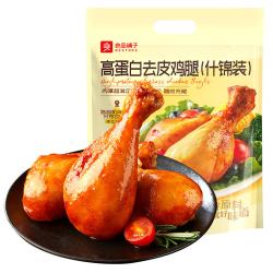 良品铺子 高蛋白去皮鸡腿 600g 什锦装 低脂肪减脂代餐