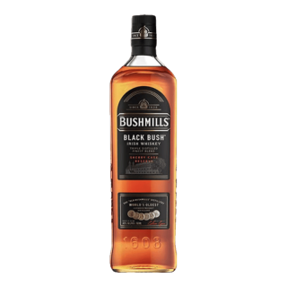 BUSHMILLS 单一麦芽年份威士忌黑标+白标双瓶套装700ml*2