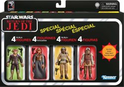 Star Wars Hasbro 孩之宝 Kenner 星球大战复古系列 Jabba's Court Denizens 4 件装