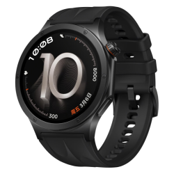 OPPO Watch X3 航天级钛合金 引力黑+平纹超纤皮质表带 智能手表