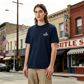 Dickies DK0A87CT 纯棉 深海军蓝 M 男士T恤