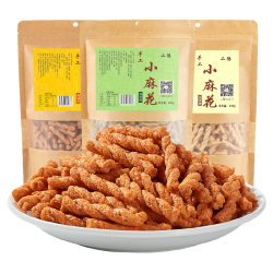 二阳 二陽手工小麻花 208g 2包甜辣味+2包海苔味+1包烧烤味