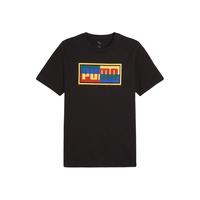 PUMA BOX TEE 687678 撞色印花圆领短袖T恤