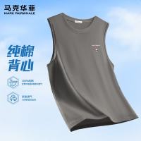 马克华菲 100%棉!男背心 吸汗宽松透气 多色可选
