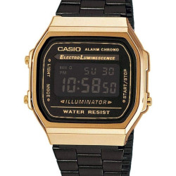 CASIO 中性复古数字手表 黑色 One Size
