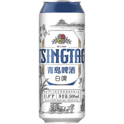 青岛啤酒 贵族白啤4.1度拉格500ml*1罐凑单