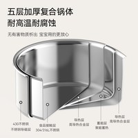 88VIP：卡罗特 不锈钢小奶锅无涂层玻璃锅盖蒸煮家常宝宝辅食汤锅泡面锅 壳面加厚 316 不锈钢16cm 奶锅 带盖