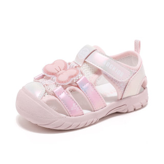 ABCKIDS ABC KIDS童鞋儿童包头凉鞋 蝴蝶女孩公主鞋