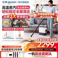东菱 多功能蒸汽清洁机 家用布艺地毯窗户厨房油污全屋清洗机 高温除菌除螨清洁神器