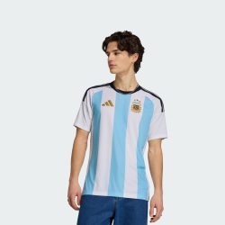 adidas 阿根廷队国家队世界杯主场助威版足球短袖球衣 2026Mar-XR560-HL