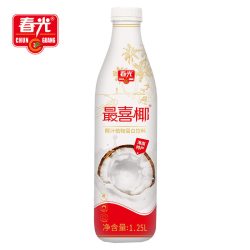春光 椰汁植物蛋白饮料 1.25L