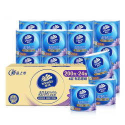 维达 有芯卷纸 超韧4层200克*24卷