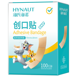 海氏海诺 创可贴 透气经济型 100片/盒