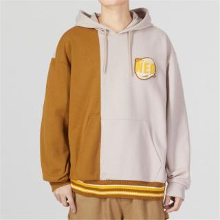限尺码：adidas NEO 连帽拼接卫衣男装上衣运动休闲舒适时尚套头衫