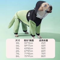 嬉皮狗 大狗狗雨衣边牧金毛宠物四脚防水全包中大型犬专用防脏衣服