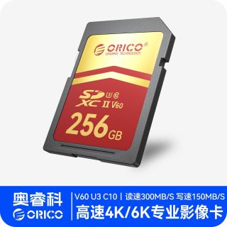 百亿补贴：奥睿科 SD内存卡4K高速卡V60相机专业影像摄像头摄像机存储卡
