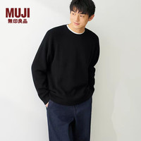 無印良品 MUJI 无印良品 MUJI 男式 华夫格编织圆领毛衣 男款针织衫男装26年春季