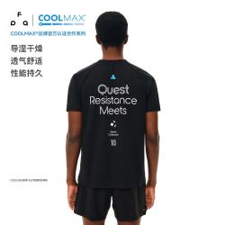 FPA COOLMAX速干足球运动标语基础短袖 黑色 XL