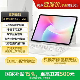 联想 12.7 Pro 莱茵护眼高清大屏 平板电脑  冰霜银 WiFi版 256GB 8GB