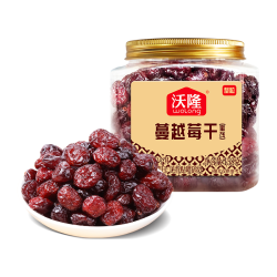 沃隆 每日蔓越莓干蜜饯果干果脯烘焙营养健康休闲零食小吃 158g*2罐蔓越莓