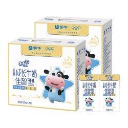 未来星 蒙牛未来星儿童成长牛奶佳智型125ml*20包*2箱
