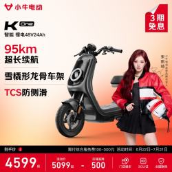 小牛电动 K one 电动自行车 48V24Ah锂电