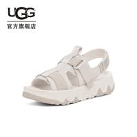UGG 1167496LHB 厚底露趾魔术贴休闲凉鞋 浅米色 39