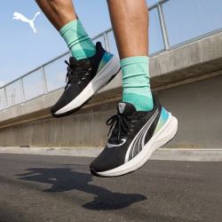 PUMA 缓震 跑步鞋 黑色-灰色-16 41