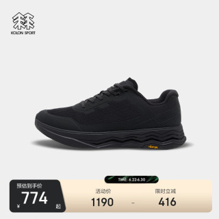 KOLON SPORT 耐磨 户外休闲鞋 39 (245mm) LUFC5MT402-BK 黑色