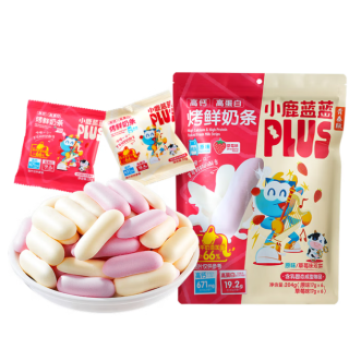 小鹿蓝蓝 PLUS 特添益生元 烤鲜奶条1袋/204g