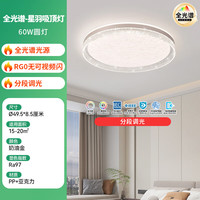 雷士 LED全光谱智能吸顶灯 60W 星羽圆灯