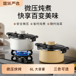 德世朗 微压防爆煲汤锅家庭汤炖锅燃气电磁炉