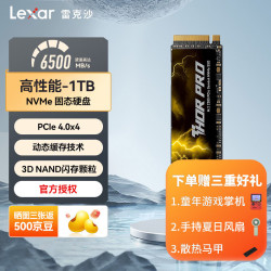 雷克沙 雷神pro1t  1TB SSD固态硬盘 M.2接口(NVMe协议)