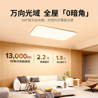 三思 150W 13000lm 米家智能遥控 方形吸顶灯