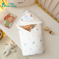 baby incoming 新生儿产房抱被 400克四季室内使用 A类棉面料空调暖气房襁褓被子