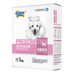 汉优 低脂易消处方狗粮狗狗胰腺炎全价犬处方粮 汉优低脂易消处方犬粮-1.25kg/盒