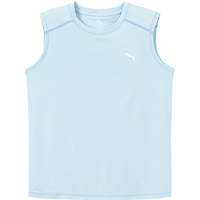 PUMA 儿童针织背心马甲 吸湿速干 粉蓝 165