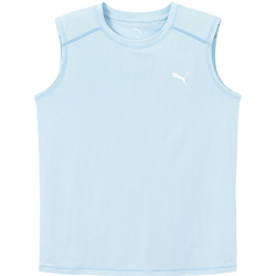 PUMA 儿童针织背心马甲 吸湿速干 粉蓝 165
