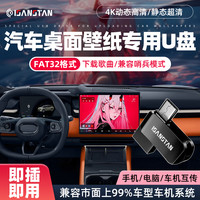 SanStand 车机壁纸专用双接口高速U盘手机车机两用FAT32格式USB3.0