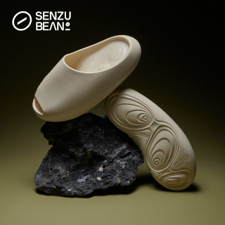 SENZU BEAN 新款仙豆拖鞋厚底防滑踩屎感情侣外穿SZB凉拖男女鞋子