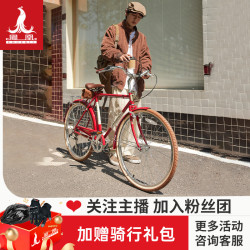 PHOENIX 复古二八品牌禧玛诺男女经典代步复古通勤自行车夕月