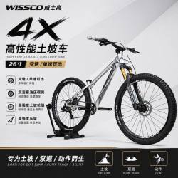 WISSCO 2025新款威仕高 山地土坡自行车单速变速9速整车飞包干坠