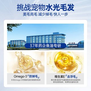 宠护日记 IFOS认证rTG鱼油卵磷脂 宠物美毛护肤