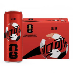 可口可乐 无糖碳酸饮料汽水 330ml*20罐