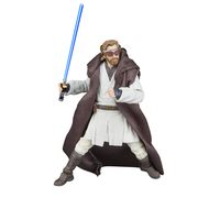 Star Wars Hasbro 孩之宝 欧比旺·克诺比绝地武士传奇可动公仔 9cm塑料收藏版 多关节可动 软质长袍配件 生日礼物